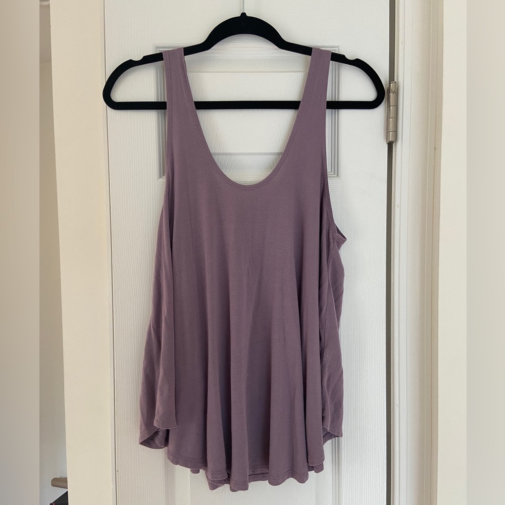 Light Purple Flowy Tank Top